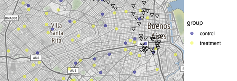 Obtain base maps of any city’s urban grid and visualize overlaid projections of the distance traveled